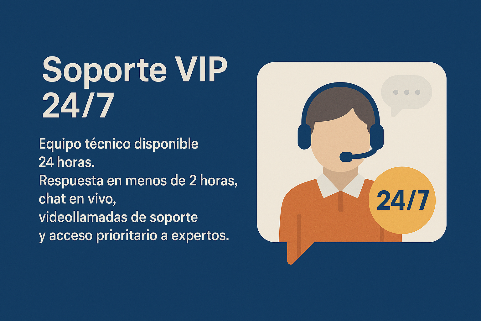 Soporte VIP 24/7